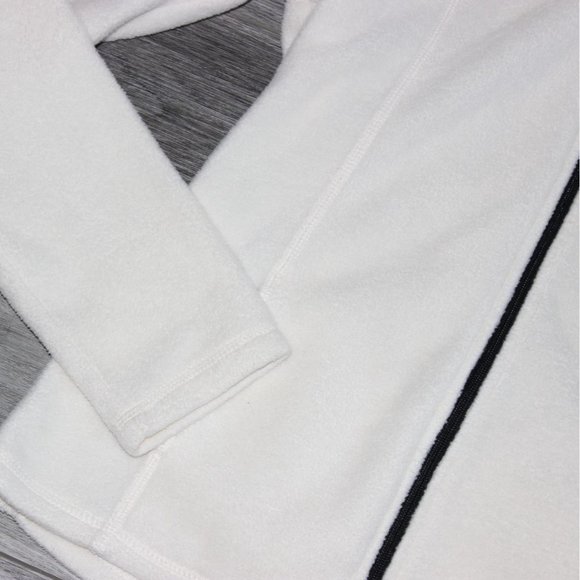 Exertek Womens Fleece Sweatshirt/Jacket With Pockets-Cream-Size Large-GUC - Picture 3 of 7